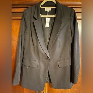 NWT linen blend blazer